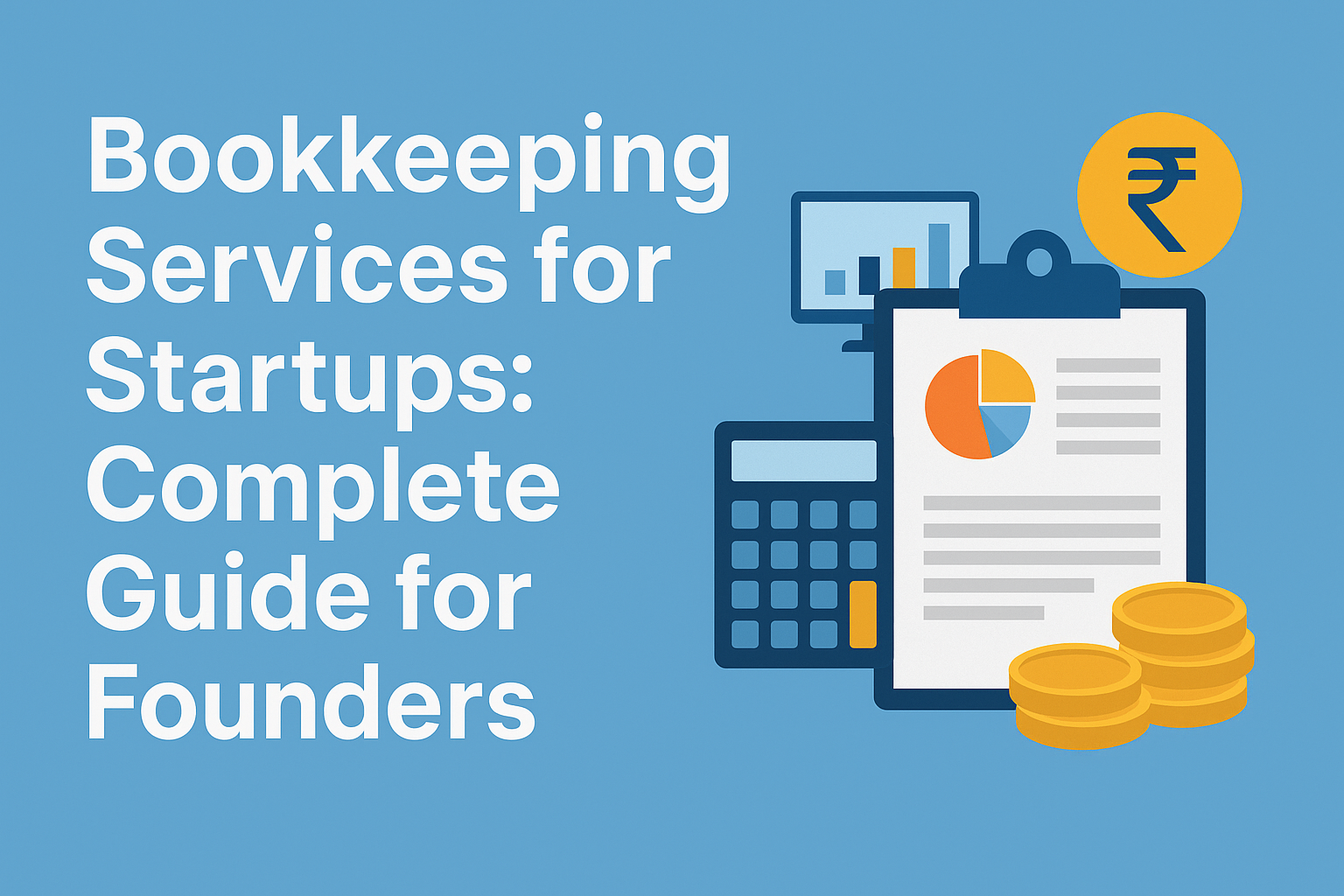 Bookkeeping services for startups with reports and calculator