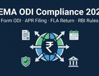 FEMA ODI Compliance Guide for Indian Companies 2026 covering Form ODI filing, Annual Performance Report, FLA Return and RBI regulations