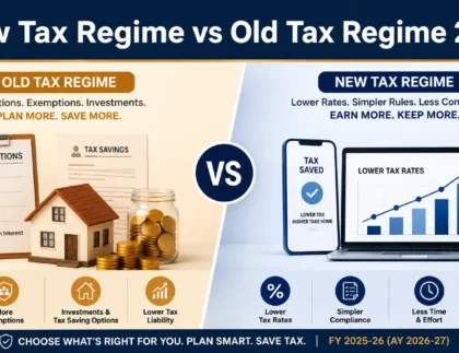 New Tax Regime vs Old Tax Regime 2026 – Income Tax Slab Comparison for Indian Taxpayers