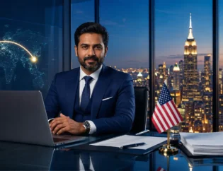 Indian entrepreneur registering a company in the USA from India — AccounTX guide 2026